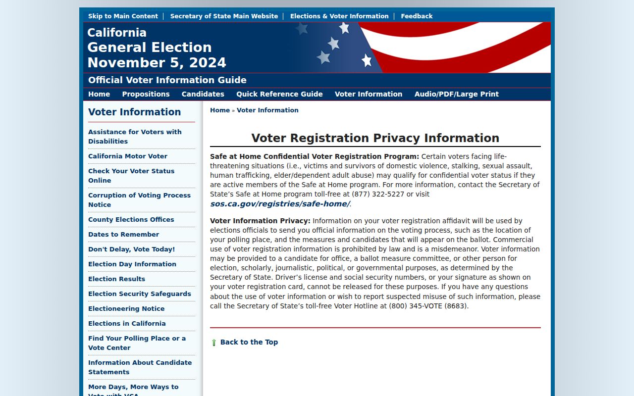 Chino Hills neighbors voter registration privacy information